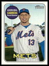2018 Topps Heritage Asdrubal Cabrera New York Mets #536