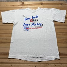 Vintage 90s 1994 New York Rangers Stanley Cup Champions Pure Rock T-Shirt - XL