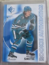 2024-25 Upper Deck SP Will Smith #136 Rookie Authentics San Jose Sharks
