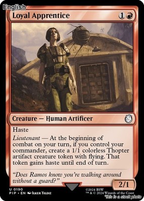 Loyal Apprentice NM [PIP - 190] EN