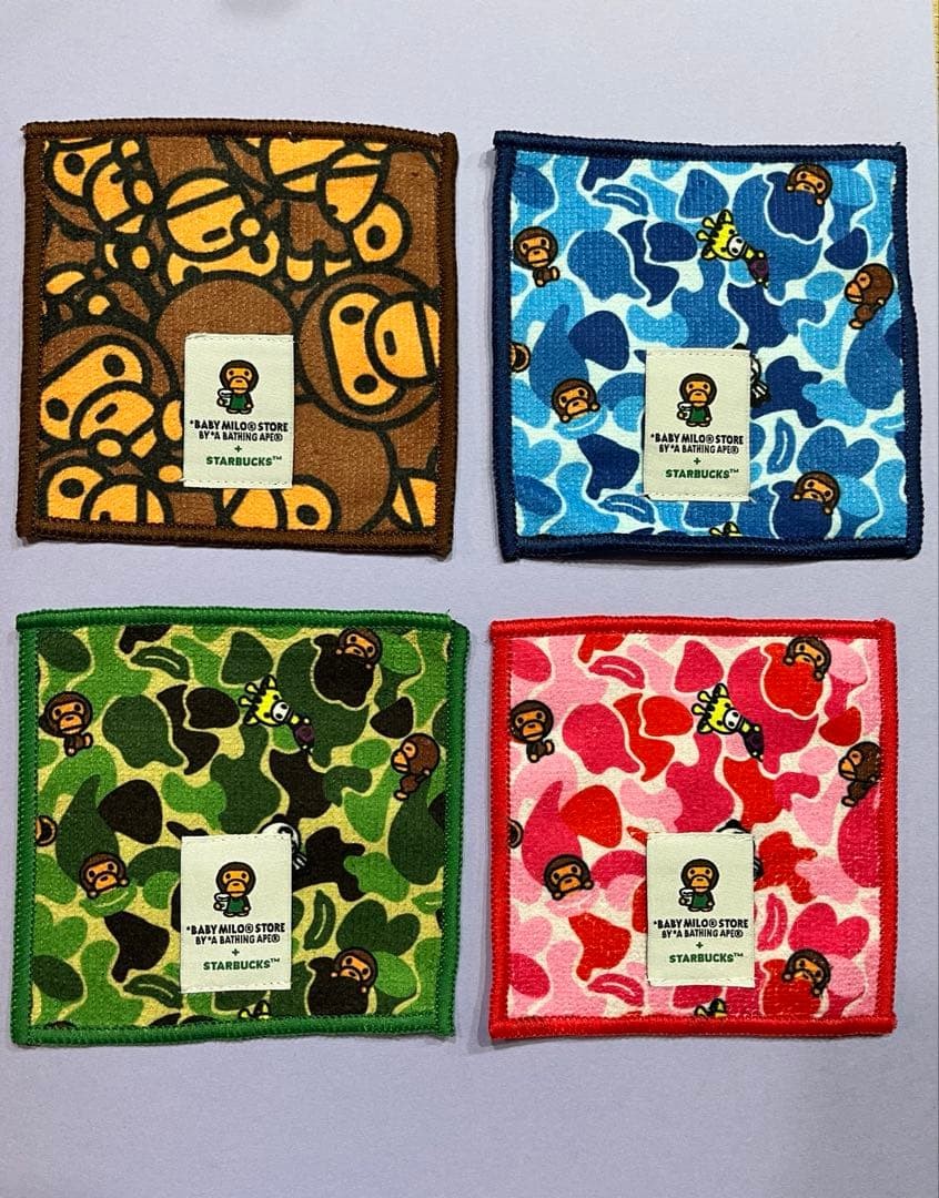 A BATHING APE x STARBUCKS Baby Milo collaboration 4 pieces