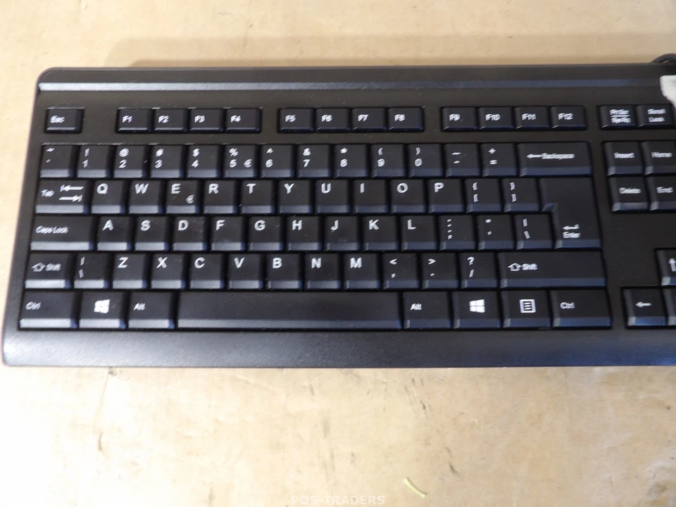 FUJITSU KB410 G QWERTY PS2 high quality and functional keyboard Tastatur Black - Bild 2 von 4