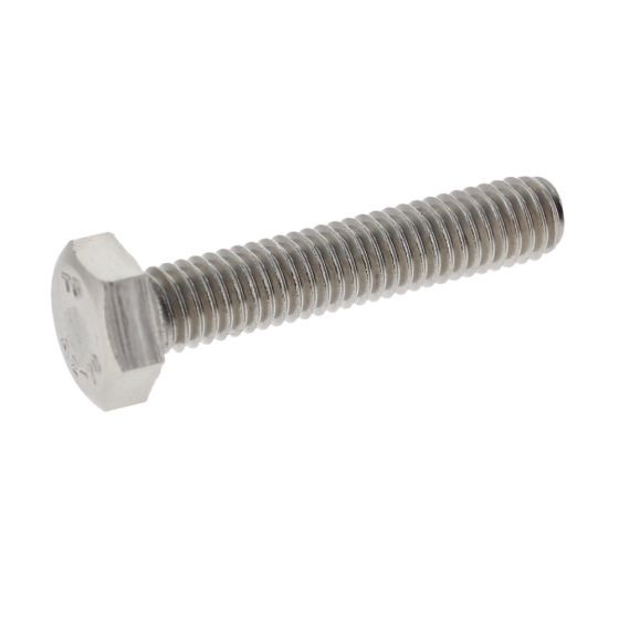 M6 x 30mm A2 Hexagon Head Stainless Steel DIN 933 Setscrews 50 Pack