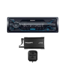 Sony DSX-A415BT Single DIN Mechless Bluetooth Car Stereo + SiriusXM SXV300v1