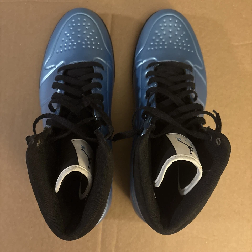 Jordan 1 Anodized Blue Size 14 CLEAN 414823-401 Authentic Men’s Shoe - Imagem 3 de 4