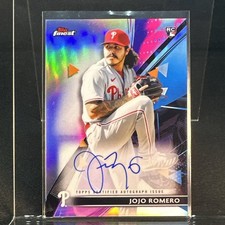 NM 2021 TOPPS FINEST JOJO ROMERO ROOKIE AUTOGRAPH AUTO + FREE SHIPPING