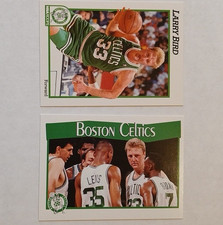 NBA Hoops Larry Bird 2 card Lot #9 #275 Boston Celtics NBA 1989-90 Basketball
