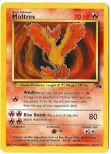 Moltres (27) Rare 27/62 Fossil Pokemon 199910 HP on eBay