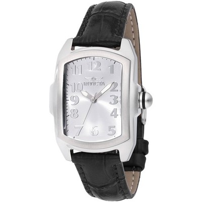 Invicta Women's Watch Lupah Quartz Silver Dial Black