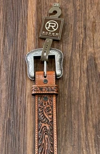 Roper Hand Tooled Floral Tan Size 34 8596500