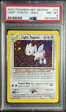 2002 POKEMON NEO DESTINY #15 LIGHT TOGETIC-HOLO PSA 8