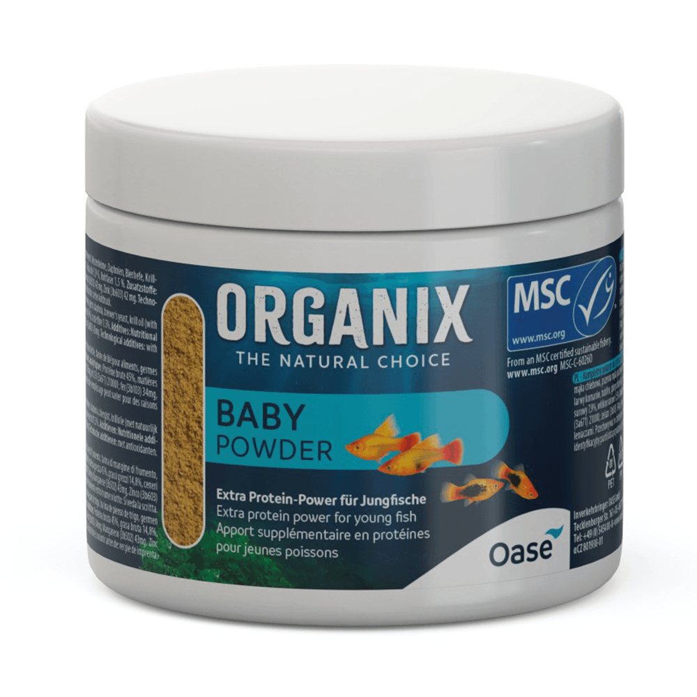 Oase ORGANIX Aquarium Baby Fish Fry Powder Food 175ml (75g)