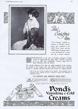 POND'S Vanishing & Cold Creams: The Enigma - Antique Advertisement 1925