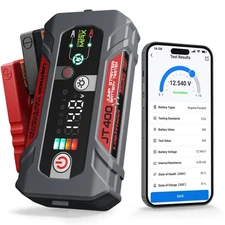 LOKITHOR JT400 Jump Starter and Battery Tester 2-in-1, 2500A 12V Battery Jump...