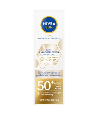 NIVEA SUN UV Face W630 Anti-Pigmentflecken Sonnenschutz LSF 50+ 40ml