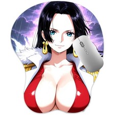 3D Mousepad Oppai Mouse pad with Wrist Rest Pain Relief Anime Manga pad Boa