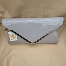 Women Grey Clutch Bag Evening Purse Wallet Wedding Shoulder Handbag Party [60]