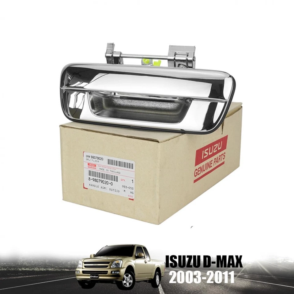 Rear Tailgate Handle Chrome For Isuzu D-max Holden Rodeo 2003-2011 - Изображение 2 из 4