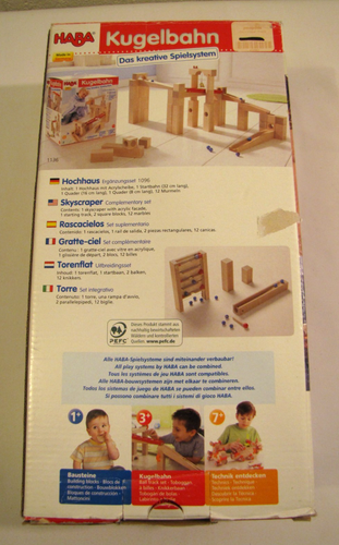 Haba Kugelbahn Ball Track Marble Run German 11 Marbles - Picture 2 of 5