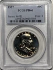1957 Franklin Proof Half Dollar PCGS PR66 - A real Beauty!
