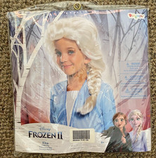 Disney Frozen II Elsa Wig for Kids White 860944 Youth Child Girl One Size