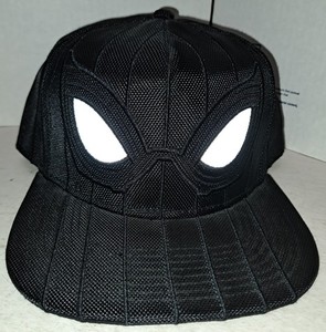 Marvel Spider-Man Far From Home Baseball Cap Hat Snapback Mens Stealth Black