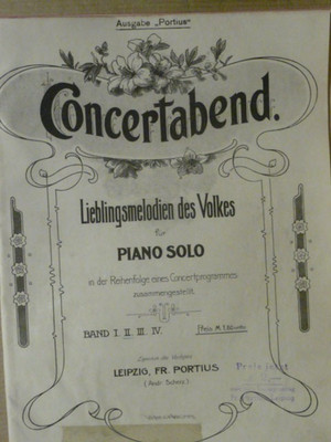 Musiknoten -  '' Lieblingsmelodien des Volkes '' -Band 2 für  Piano