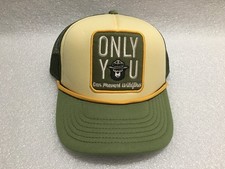 Smokey The Bear "Only You Can Prevent Wildfires" Snapback Rope Hat Green.