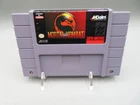 SNES Super Nintendo Works MORTAL KONBAT