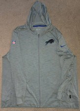 Buffalo Bills Nike On Field Full Zip Hoodie Hooded Sweatshirt 2XL