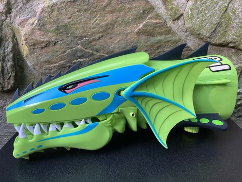 Vintage 2008 Cepia Motorized Thunder Dragon Water Blaster UNTESTED Green
