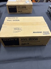 OPEN BOX NEW Sony Handycam Marine Pack Light HVL-80 DA ACP-88 3