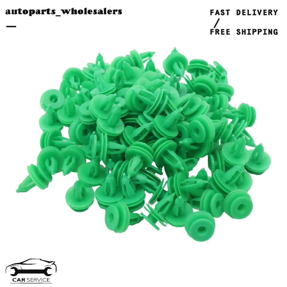 100x Para Chrysler A18862 Dodge Jeep Panel de Puerta Clip Borde Nylon Sujetador Retenedor Foto 4 de 4