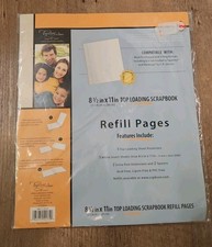C.R. Gibson Scrapbook Top Loading Refill Pages - 8.5 In. X 11 In.