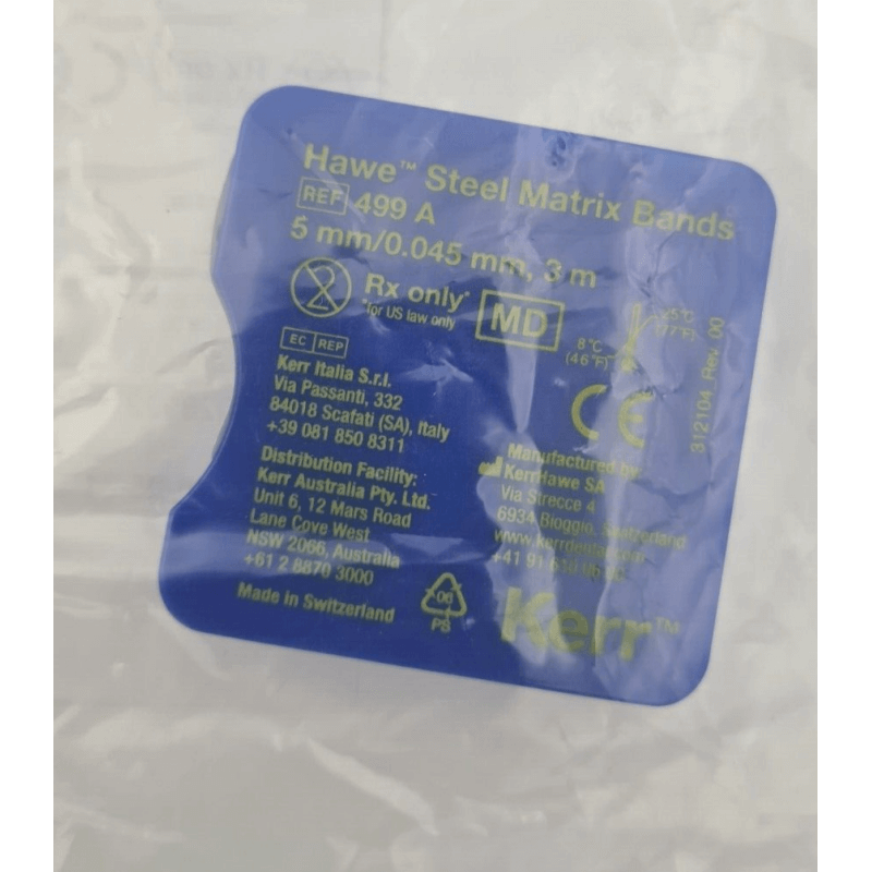 Dental Adapt SuperCap Matrices Thickness 0.038mm /0.030mm Dead Soft Steel Matrix Dental Adapt SuperCap Matrices Thickness 0.038mm /0.030mm Dead Soft Steel Matrix