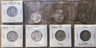 (Lot of 8) 7- Wash. Quarters  1- Standing Liberty 90% Silver