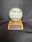 Sandy Koufax Autographed/Signed MLB Baseball in Display Case Excellent Condition