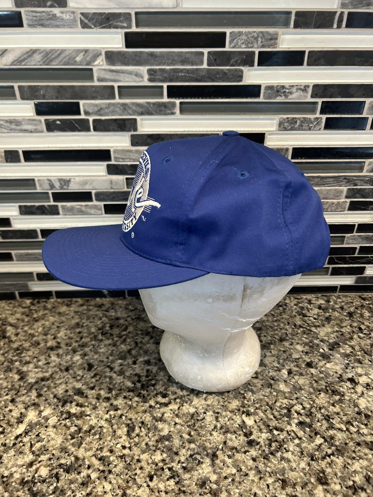 Duke Blue Devils Hat Script Basketball Snapback B… - image 2