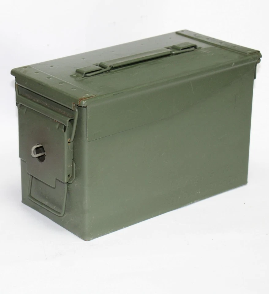 MUNITIONSKISTE ABSCHLIEßBAR GR. 2  DICHTUNG METALLKISTER BEHÄLTER METALLBOX - Bild 2 von 4