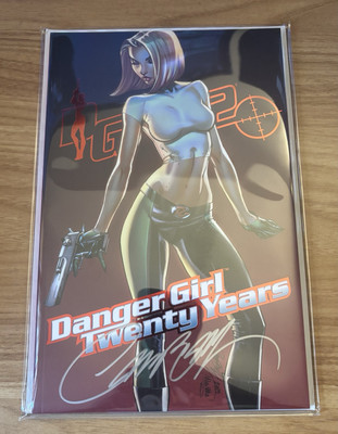 Danger Girl Twenty Years Anniversary J. Scott Campbell SIGNED COA NO.235