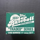 1987 Topps Traded Baseball Complete Factory Set (132) Cards Greg Maddux RC — photo 1