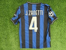GENUINE JAVIER ZANETTI SIGNED INTER MILAN 2010 SHIRT, PHOTO PROOF SHOWN (B)