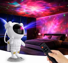 Astronaut Star Projector, Galaxy Space Projector Night Light, 360 Degree Rotatio