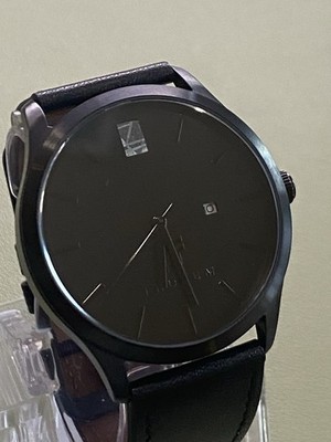 Thorum Meteorite Black Leather Men's Watch