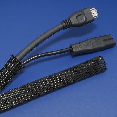 Bang & Olufsen B&O Cable Tidy Sleeve Black 2 Metres Small Wire Cover SHQuality