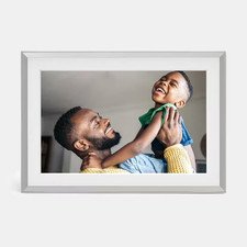 Carver Mat by Aura 10.1 In. Clay with White Mat Digital Picture Frame with Wi-Fi
