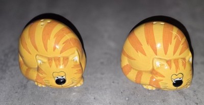 Ingwer Katze Salz & Pfeffer Set Deko Geschirr