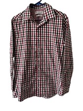 Nick Graham Everywhere Modern Fit Men  s Checkered Shirt 32/33 M 15 1/2