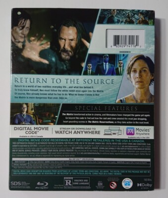 The Matrix Resurrections Sci-fi Lana Wachowski Mint Blu-ray 2021
