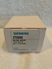 Siemens 27E894S DIN Rail Mount (Base: 14 - Blade Square) Brand New